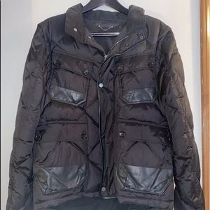 Louis Vuitton Black Puffer Real Goose Feather Mens Jacket Coat Vest